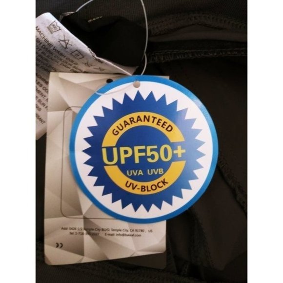 nwt Women's Grey Elastic Waist Lightweight Capris UPF 50+ - Picture 9 of 13